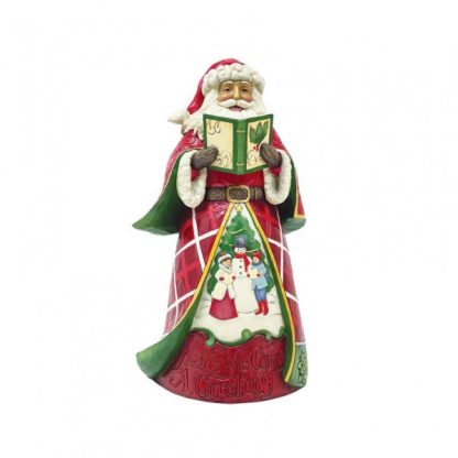 16th Annual Christmas Song Santa Figurine 6010813 Traditional Heartwood Creek Collection pai natal jim shore