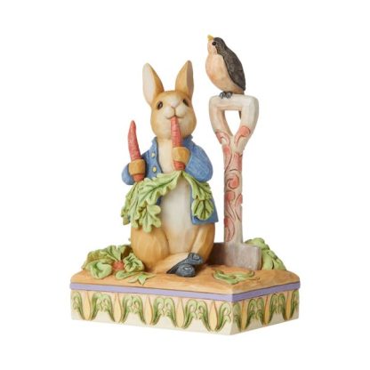 Then he ate some radishes (Peter Rabbit Figurine) 6008743 jim shore beatrix potter pedrito coelho