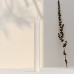 7155 branco intemporal blf bougies la française castiçal vela