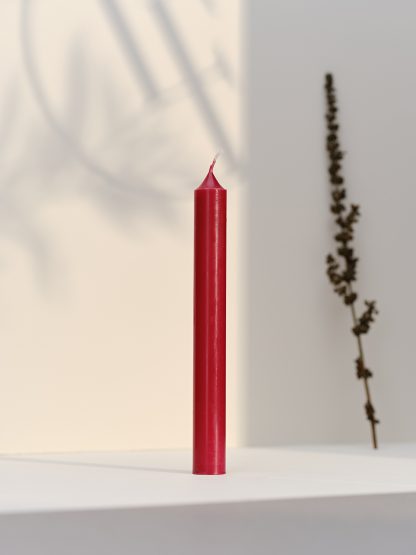 7161 rouge colo vela castiçal vermelha natal bougies la française blf