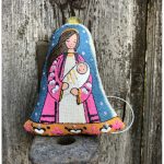 Sagrada Família 1 Peça em Pasta Papel: artesanato Ucrânia virgem maria presépio
