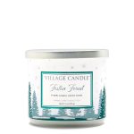 candle first snowball village candle 4170100 vela