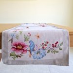 almofada jacquard páscoa coelho algodão mantél cojin cojines pascua conejo mande in spain semana blanca flores primavera decoración hogar decoração casa têxtil