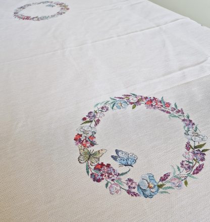 almofada jacquard páscoa coelho algodão mantél cojin cojines pascua conejo mande in spain semana blanca flores primavera decoración hogar decoração casa têxtil