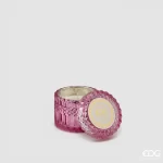 CANDELA CRYSTAL C/VASO H8,5D9 edg vela pote cristal vidro edg enzo de gasperi