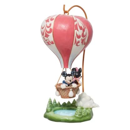 (Mickey & Minnie Mouse Heart Balloon Figur 6011916 disney traditions jim shore