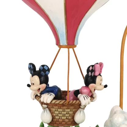 (Mickey & Minnie Mouse Heart Balloon Figur 6011916 disney traditions jim shore
