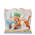 Aristocats Storybook Figurine 6013080 This beautiful storybook scene is the ideal gift for any lover of the 1970 Disney film The Aristocats. Designed by award winning artist Jim Shorearistogatos aristocats jim shore disney traditions
