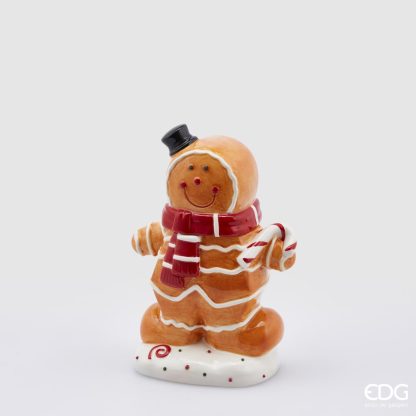 marzipán gingerbread natal navidad pote louça mesa mesa natal divertida CONTEN.UOMO MARZIPAN H21X14X9 C3 COD. 020311,370