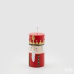 CANDLE SOLDIER H15,5 D8 C2 COD. 613840,400 VARIATION RED edg enzo de gasperi vela navidad vela natal nutcracker