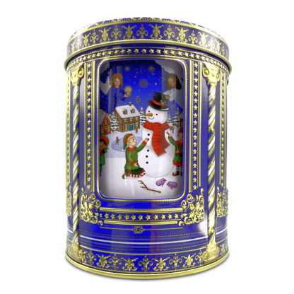 Carousel - Angels and Gnomes 002.190 silver crane conto de fadas lata navidad lata natal chocolates papá noel pai natal latita 002.154