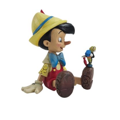 Pinocchio and Jiminy Sitting Figurine 6011934 "Wishful and Wise" Jiminy Cricket disney traditions jim shore pinóquio grilo jiminy pinocho
