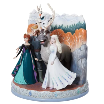 Frozen 2 Carved by Heart 6013077 elsa anna let it go disney traditions jim shore