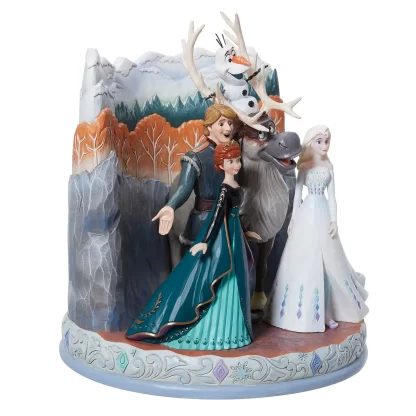 Frozen 2 Carved by Heart 6013077 elsa anna let it go disney traditions jim shore