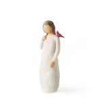 Messenger Figurine by Willow Tree 28236 This Messenger figurine by Willow Tree includes the sentiment ''bringing comfort and love from afar''