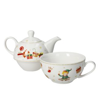 prato bolo sobremesa natal navidad brandani mesa filodoro serviço de jantar louça mesa base para quentes chávenas tazas 84546 tetera bule