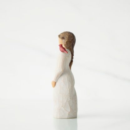 Messenger Figurine by Willow Tree 28236 This Messenger figurine by Willow Tree includes the sentiment ''bringing comfort and love from afar''