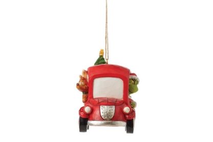 The Grinch in a Red Truck Hanging Ornament 6012706 jim shore heartwood creek natal navidad papá noel grinch max
