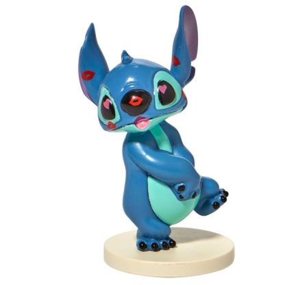 Stitch Covered in Kisses Mini Figurine 6010352 This stuper cute Stitch has been covered in lipstick kisses stitch ohana love amor