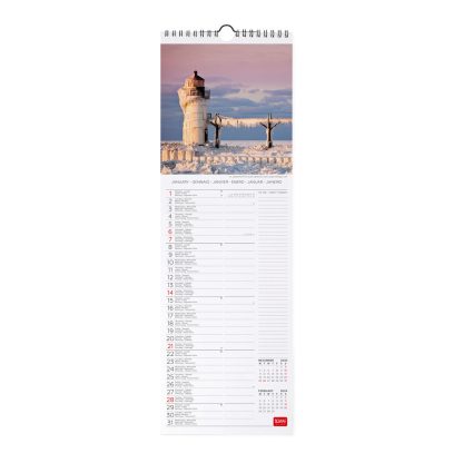 Calendario de Pared 2024 - 16 x 49 cm Artículo n.º VCAL240077 legami calendário 2024