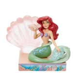 Ariel with Clear Resin Shell 6011923 This Disney Traditions line by Jim Shore la sirenita a pequena sereia disney traditions ariel the little mermaid