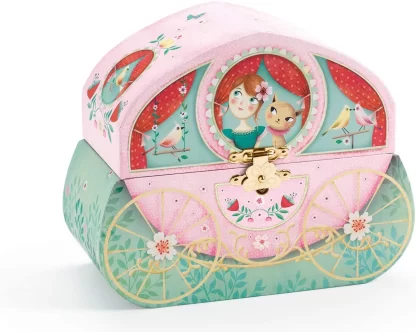dj06604 djeco caja de música princesa caixa de música joyero porta jóias princesa djeco musical carruagem