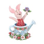 Piglet in a Watering Can Figurine 6014320 Introducing the delightful Piglet in a Watering Can Figurine from Disney Traditions by Jim Shore
