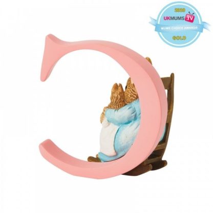 C" - Mrs. Rabbit and Bunnies A4995 This charming alphabet letter C - "Mrs. Rabbit and Bunnies pedrito coelho
