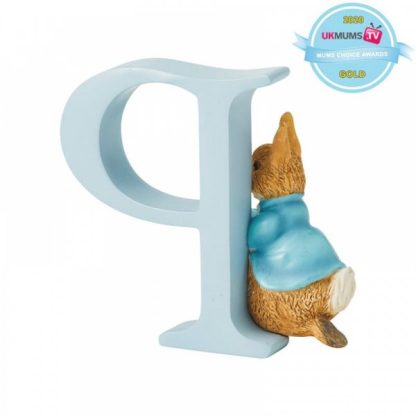 "P" - Running Peter Rabbit A5008 This charming alphabet letter "P" - Running Peter Rabbit pedrito coelho letra