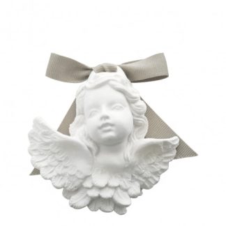 Décor parfumé Tête d'Angelot - Poudre de Riz Décor parfumé Fleur - Grand modèle - Fleur de Coton mathilde m dcp650 anjo ángel