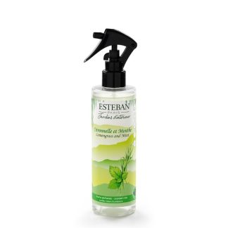 Citronnelle et Menthe Brume de parfum textile 250 ml Citronnelle et Menthe Encens incenso incensio citronela mosquitos esteban paris parfums