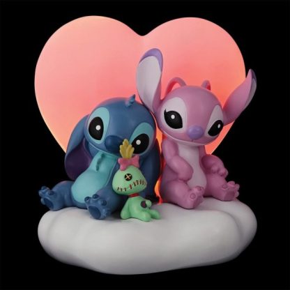 Light up Stitch and Angel Scene 6014914 Featuring, Stitch, Angel and Scrump, disney showcase collection ohana