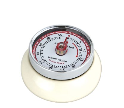zassenhaus relógio cozinha clock timer creme petróleo