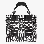 Josef Hoffmann Fabric Pattern Monte Zuma for the Wiener Werkstaette Recycled Bag loqi bags sacos reutilizáveis bolsos reutilizables