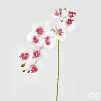 ORCHID PHAL.REAL BRANCH X10 H86 B9 COD. 214899,150 VARIATION WHITE/PINK orquídea flor artificial