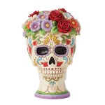 Day of The Dead Sugar Skull with Flower Crown 6014486 halloween caveira osos huesos