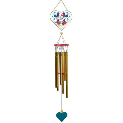 Mickey & Minnie Windchime by Disney Garden 6014567 Add a touch of Disney magic to your garden with the Mickey and Minnie Windchime by Disney Garden. espanta espírito cata vento mickey minnie