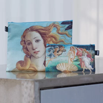 Sandro Botticelli Birth of Venus, Primavera, Portrait of Venus Recycled Zip Pockets loqi sacos bolsas