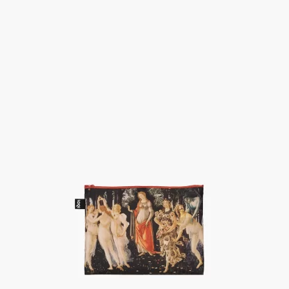 Sandro Botticelli Birth of Venus, Primavera, Portrait of Venus Recycled Zip Pockets loqi sacos bolsas