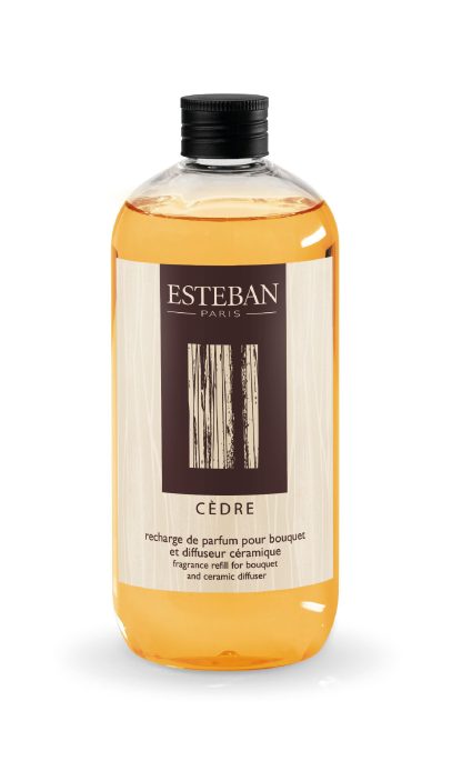 Cèdre Fragrance refill for bouquet 500 ml esteban paris parfums cedro