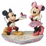 A Magical Moment (Mickey Proposing to Minnie Mouse Figurine) 4055436 disney mickey minnie noivos casamento boda topo de bolo