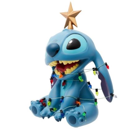 Christmas Stitch Figurine 6015328 The Christmas Stitch Figurine by Disney Showcase i disney stitch natal navidad ohana