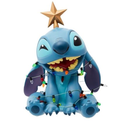 Christmas Stitch Figurine 6015328 The Christmas Stitch Figurine by Disney Showcase i disney stitch natal navidad ohana