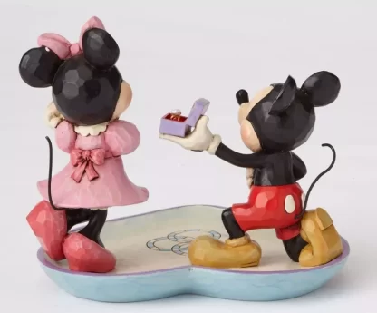 A Magical Moment (Mickey Proposing to Minnie Mouse Figurine) 4055436 disney mickey minnie noivos casamento boda topo de bolo