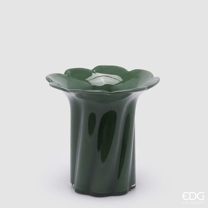 edg enzo de gasperi vaso bloom jarrón BLOOM VASE H.20 D.21 C4 Cod. 1100465A700 Variation GREEN