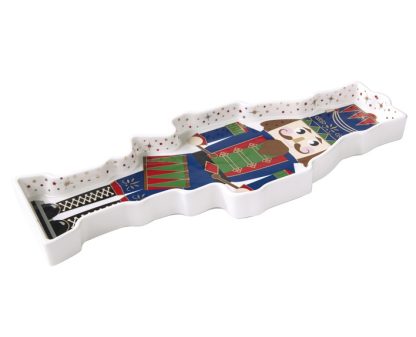 piatto prato plato nutcracker natal navidad easy life Porcelain serving platter 36,5×14 cm NUTCRACKER r2184