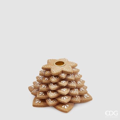 edg enzo de gasperi vela massapão MARZIPAN COOKIE CANDLE HOLDER H.9 D.17 C4 Cod. 4400131A937