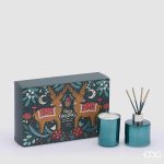 JOYFUL PERFUMER & CANDLE SET 80ml CF H.7 C4 Cod. 5500012ABFO Variation BLACK FOREST edg ezno de gasperi conjunto natal set navidad oferta