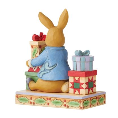 Peter with Presents Figurine 6010689 JIM SHORE PETER RABBIT PEDRITO COELHO