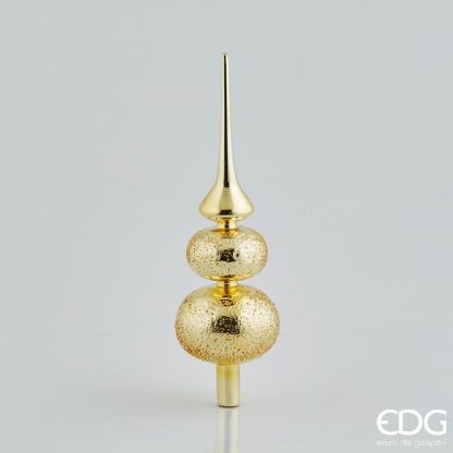 GLASS FERRULE C/2 SPHERES H35 B7 Cod. 677922,010 Available from: 2024-09-10 Variation GOLD edg enzo de gasperi pendente estrela pinheiro de natal